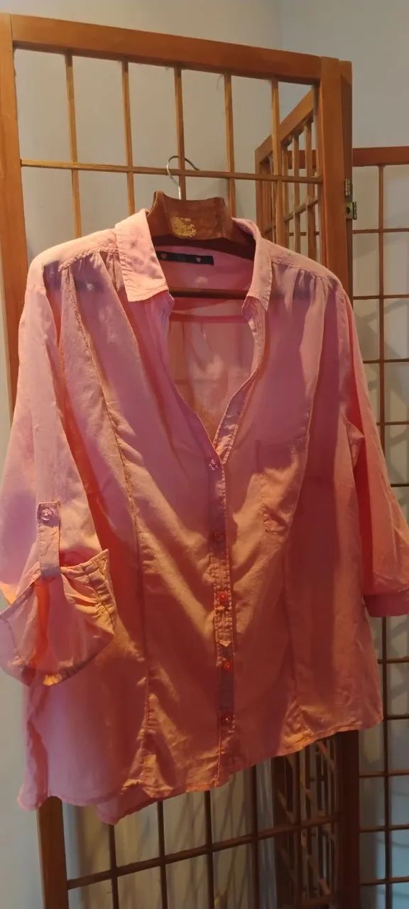 Camisas em viscose manga longa - Foto 4