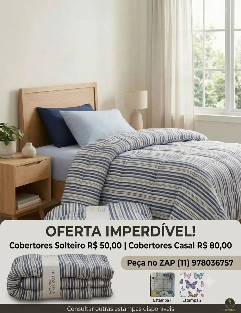 Cobertores de solteiro e casal - Foto 3