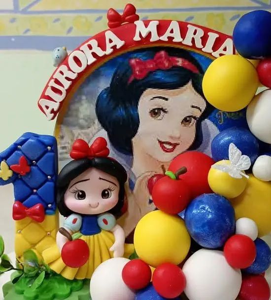 Topo de Bolo infantil em Biscuit  - Foto 2