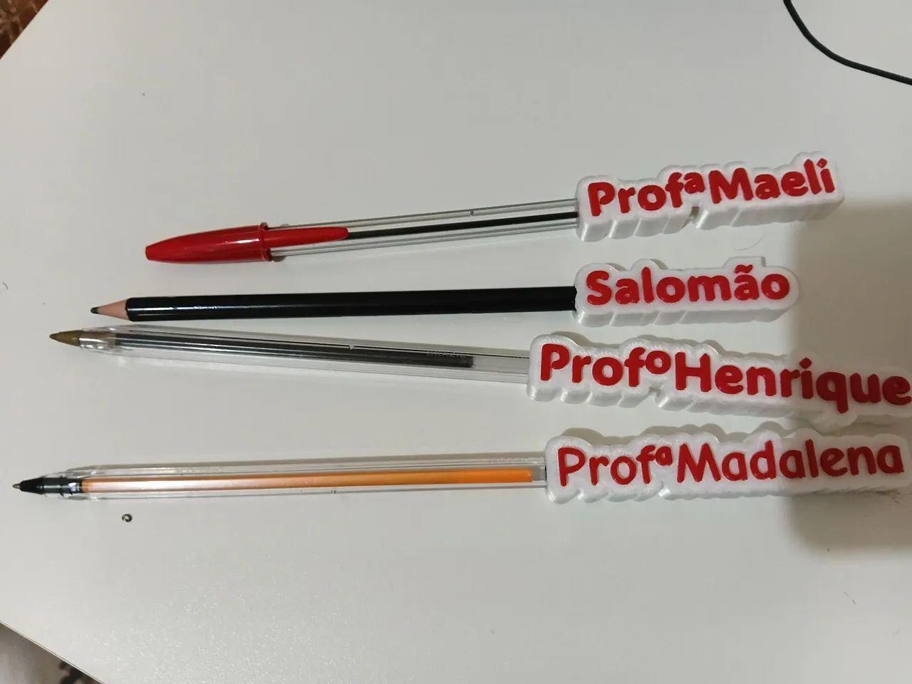 Nomes personalizados para canetas e lápis | Ideal para presentear e da um toque especial - Foto 3