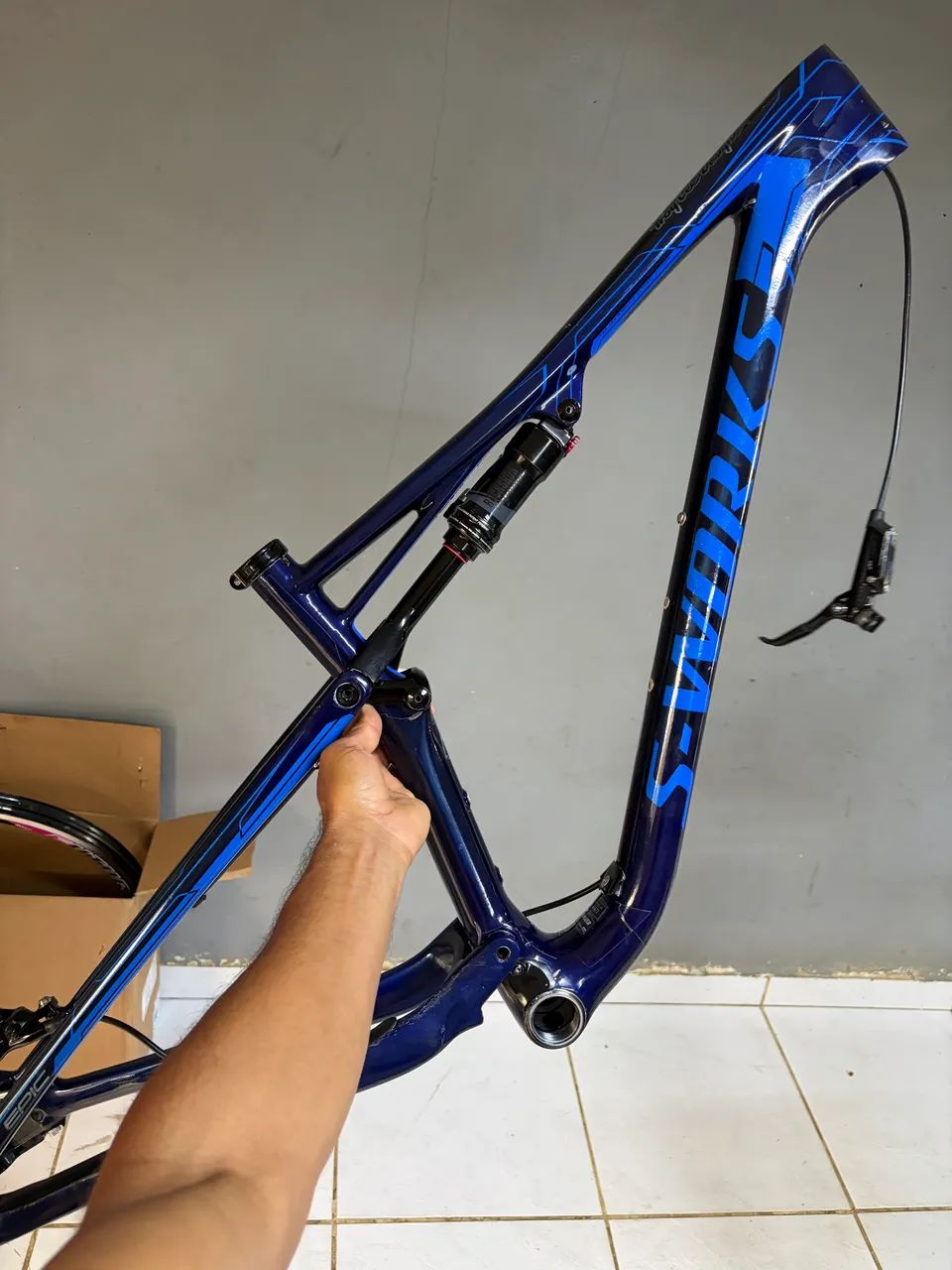Quadro Specialized epic Swork TAMAHO 15 S edição limitada  - Foto 5