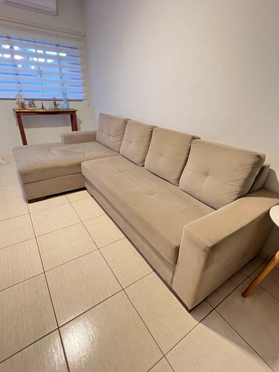 Vendo sofá com chaise barato. - Foto 2