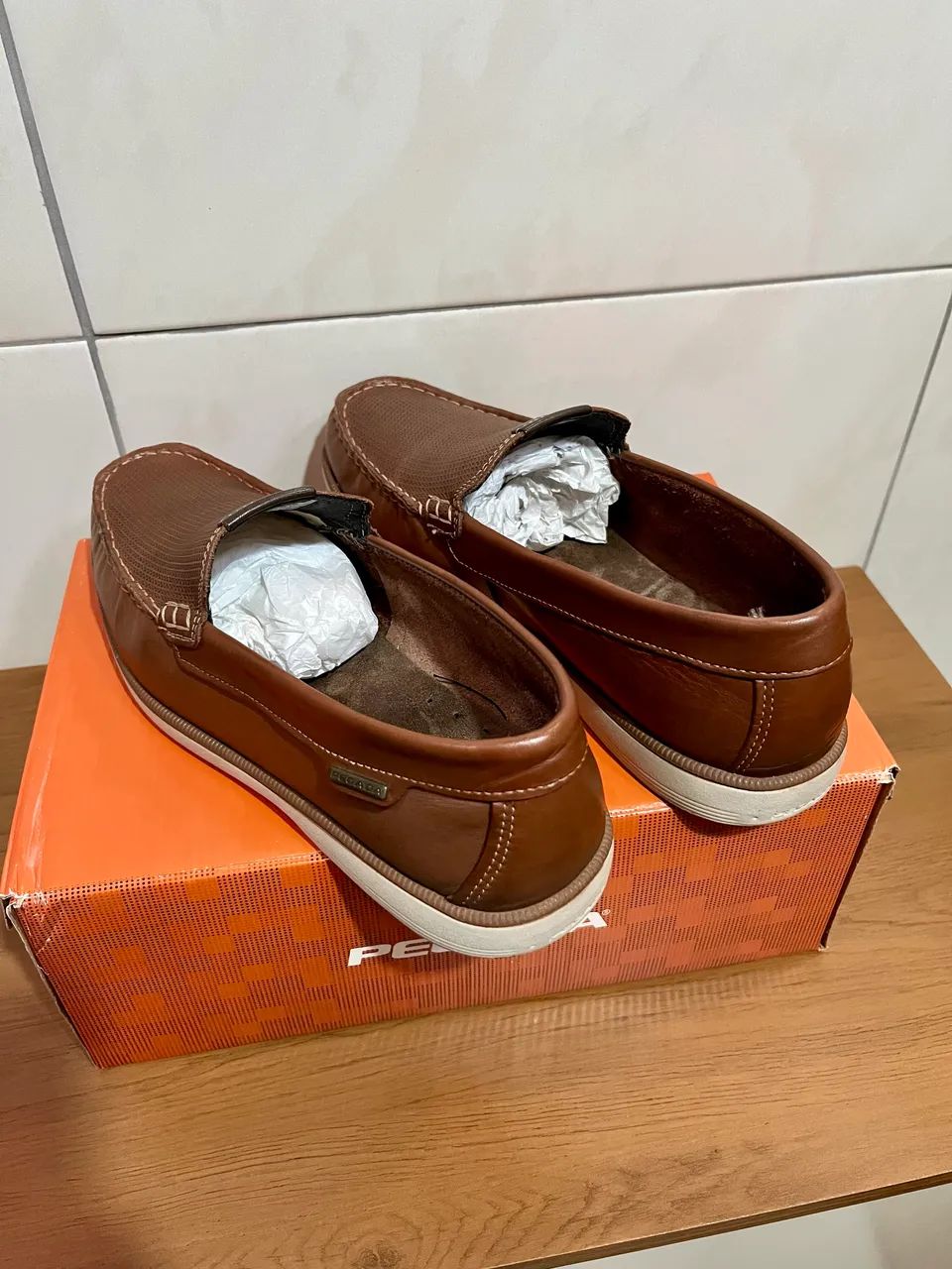 Sapato mocassim pegada 