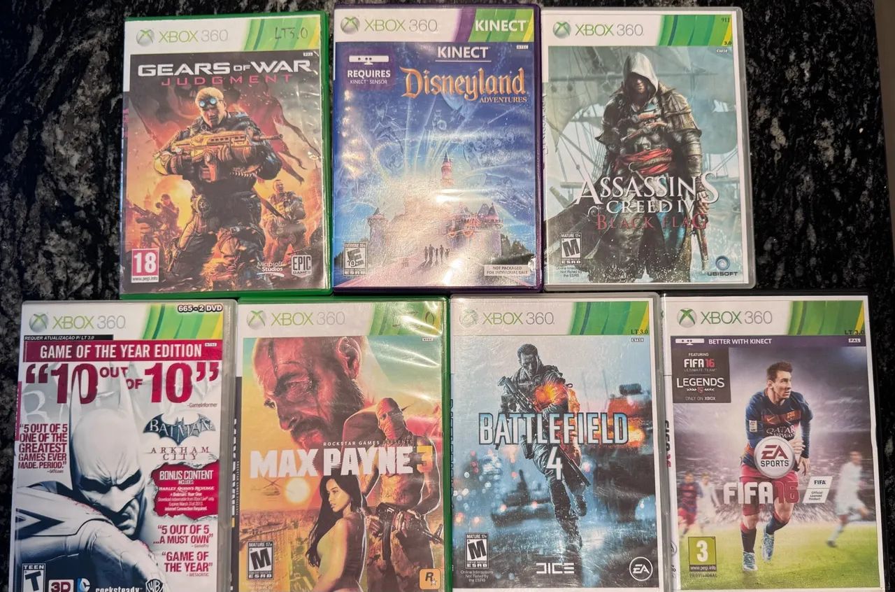 Xbox 360 + kinect + 23 jogos  - Foto 4
