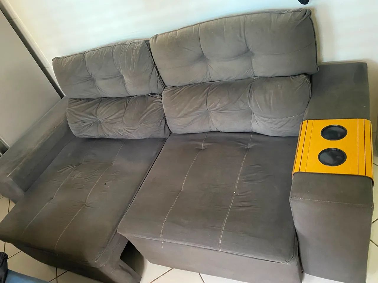 SOFÁ RETRÁTIL E RECLINÁVEL  - Foto 4