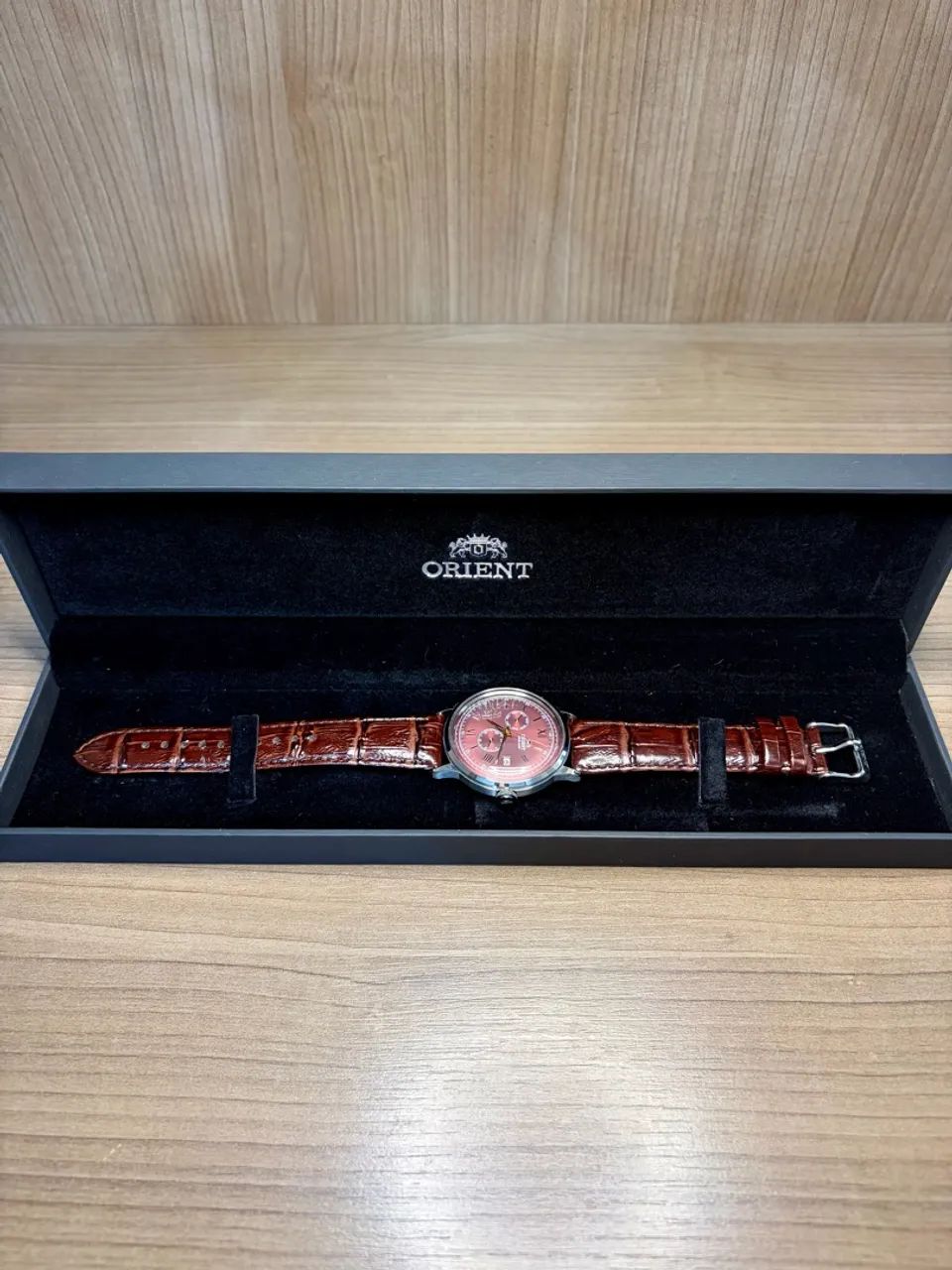 Relógio Orient Bambino Bordô - Foto 3
