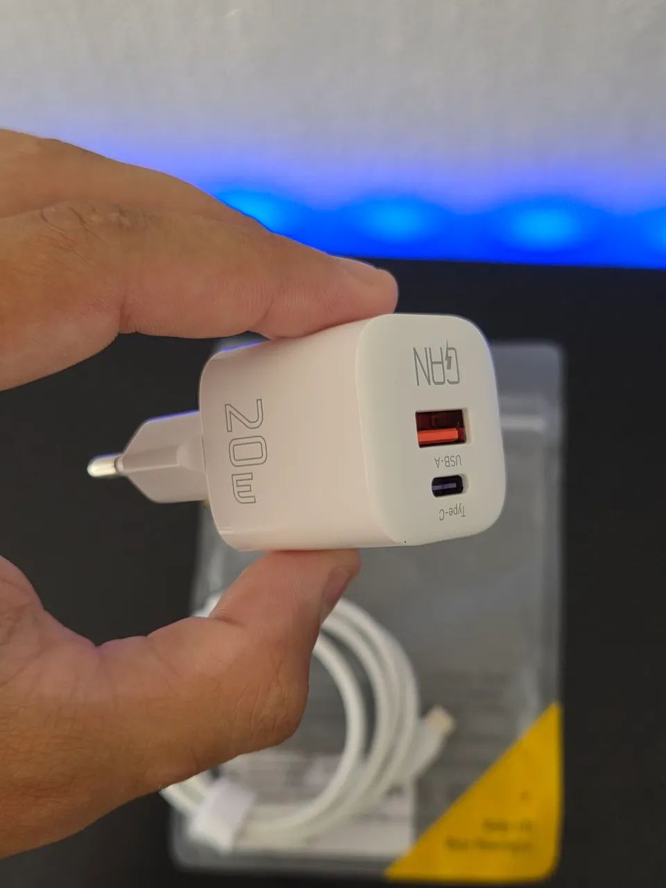 Carregador Completo 20w - Para Android e iPhone - Foto 4
