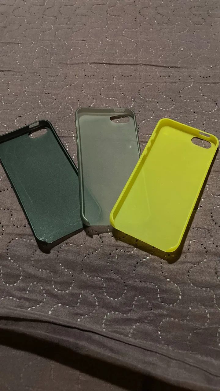 Kit 3x Case Ultra-thin compatível com IPhone 5 / 5S / SE 1ª Geração | Novos - Foto 3