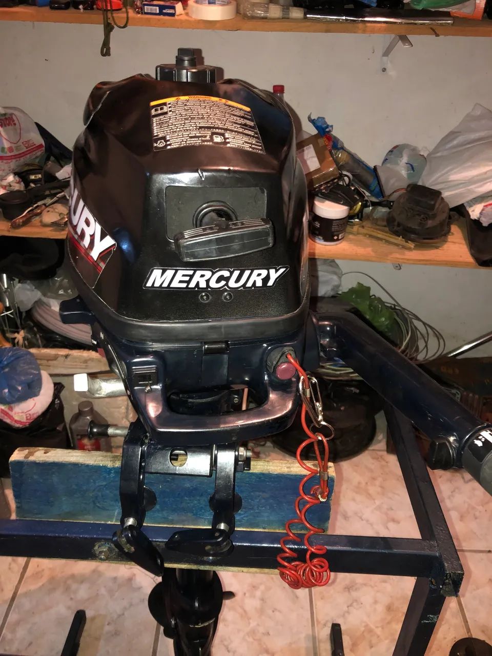 Motor de popa,  3.5 HP 4 tempo mercury - Foto 2