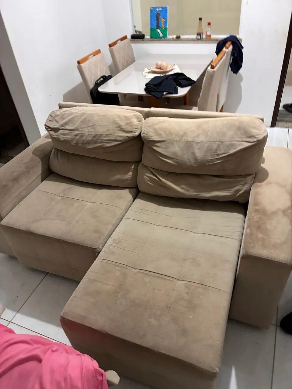 Sofá 2 lugares retrátil 