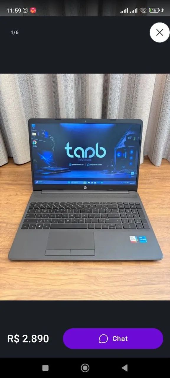 Notebook HP CORE I5 12 GERAÇÃO  - Foto 2