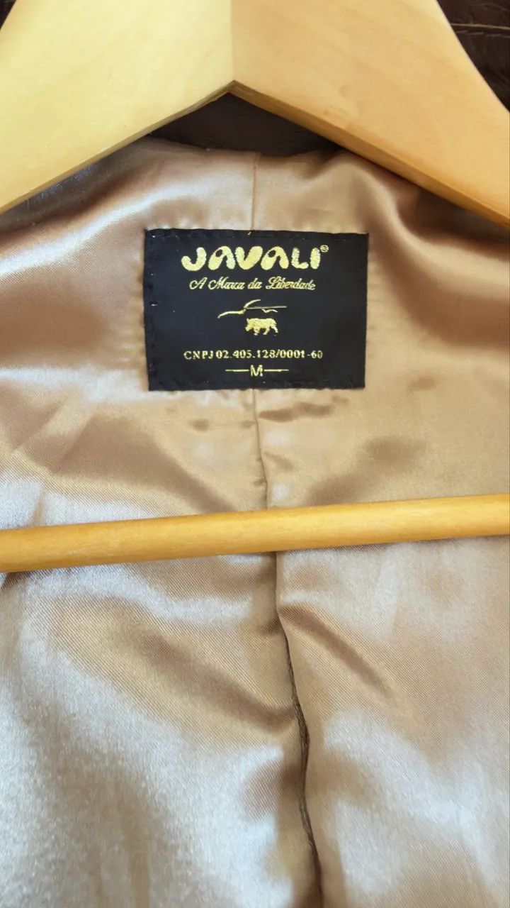 Blazer de Couro Legítimo JAVALI - Foto 3