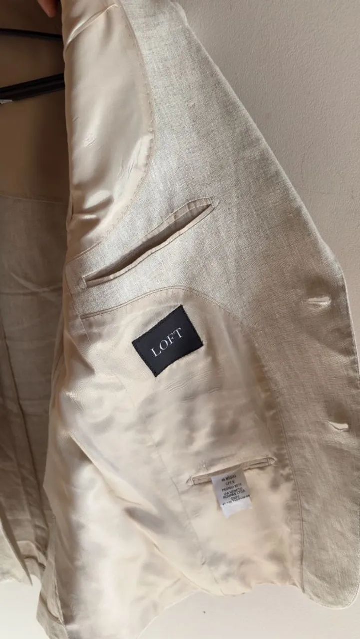 Blazer LOFT em LINHO com forro