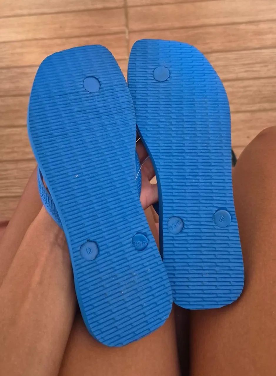 Havaianas feminina azul - Foto 2