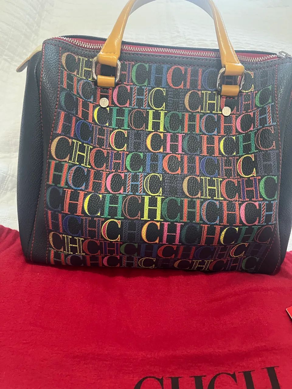 Bolsa Carolina Herrera Original Multicolor - Foto 2