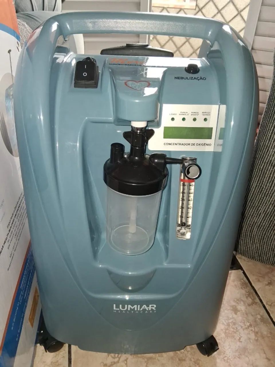 Concentrador de Oxigênio com Nebulização Mercury 5LPM - Foto 2