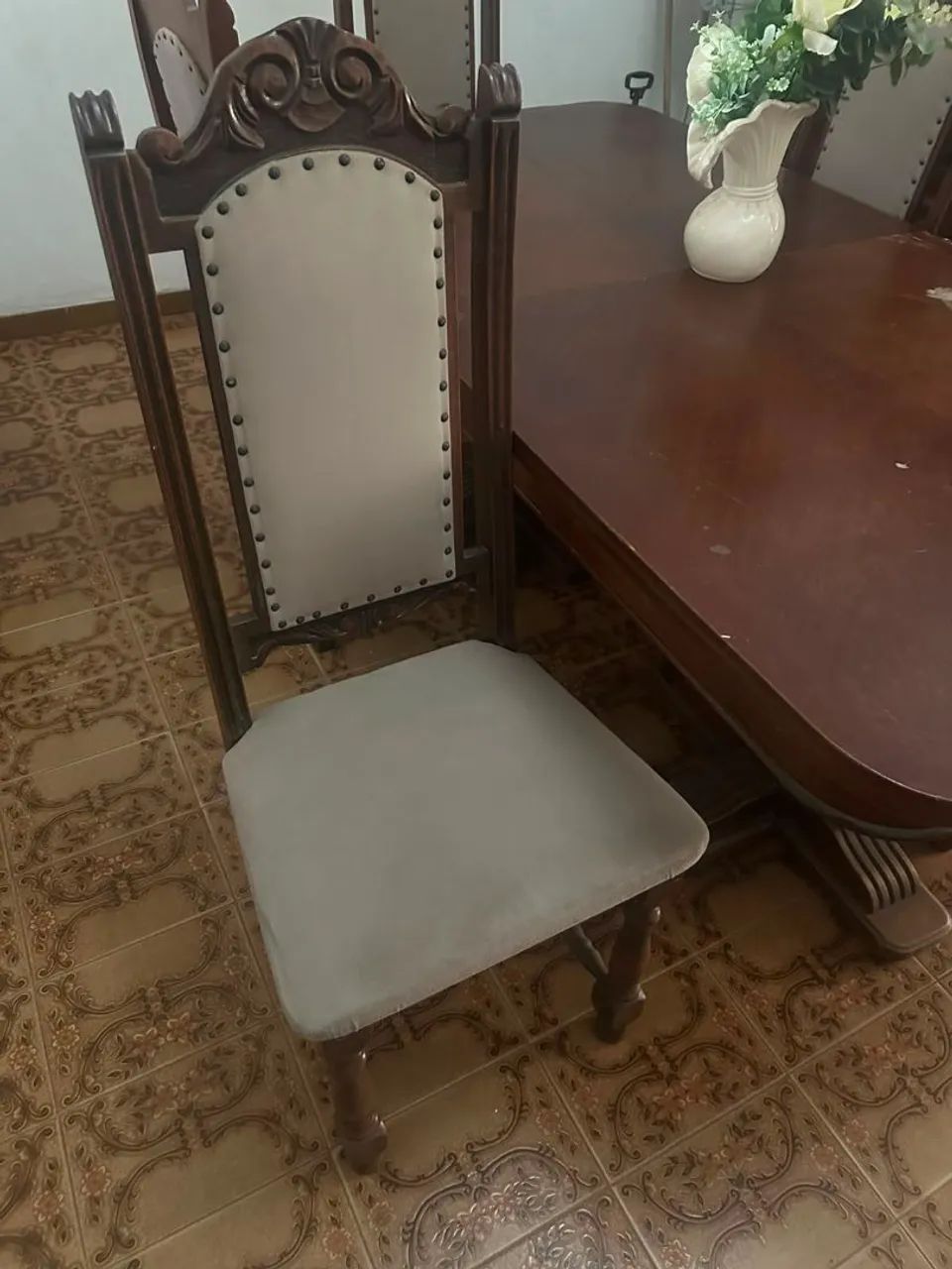 Mesa de jantar colonial com 8 lugares - Foto 5
