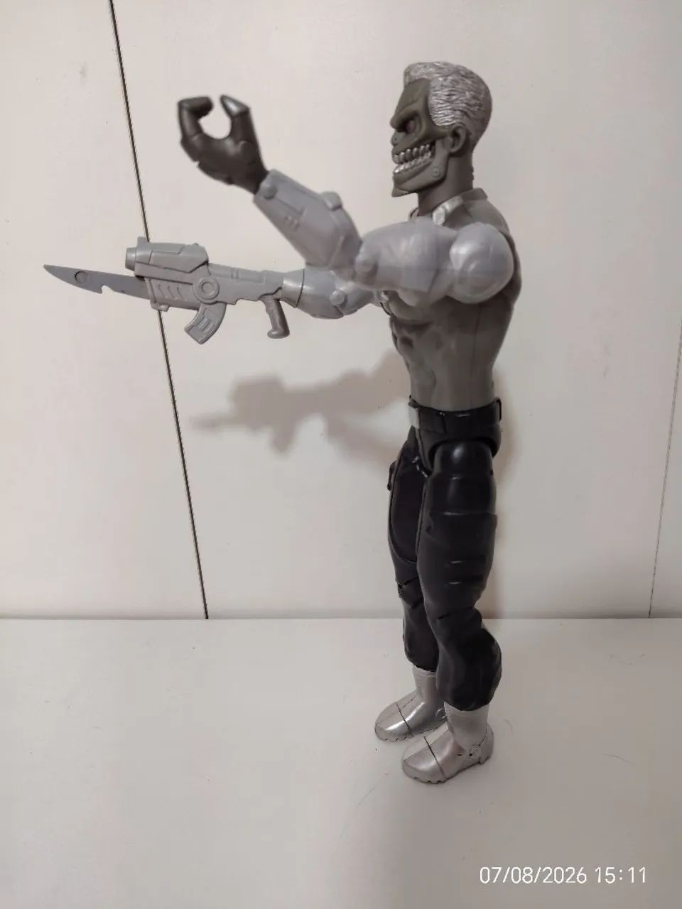 Boneco Android Vilão Psycho Max Steel Modelo 2008. - Foto 2