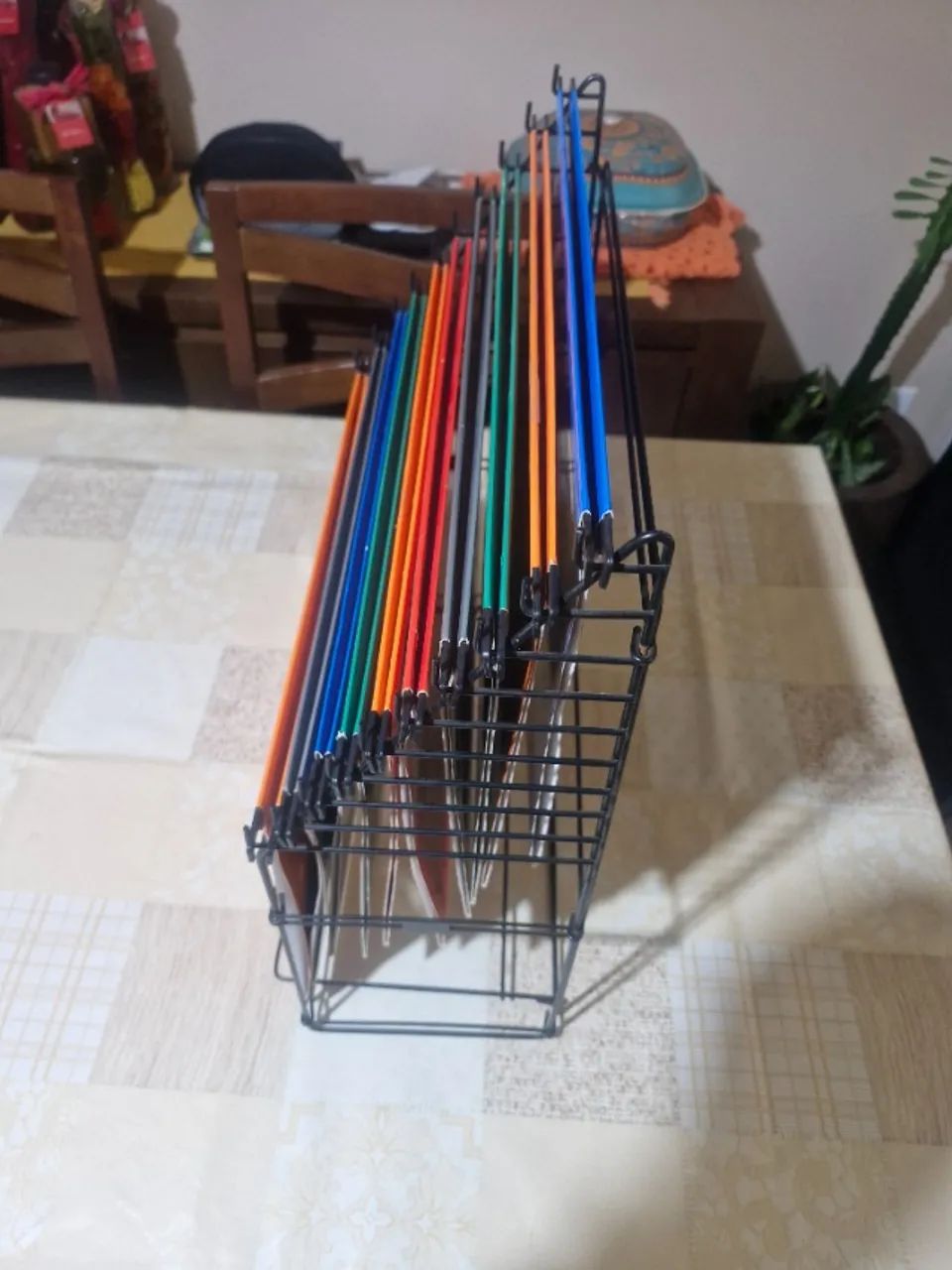 Suporte Aramado Arquivo Pastas Suspensa - Foto 3
