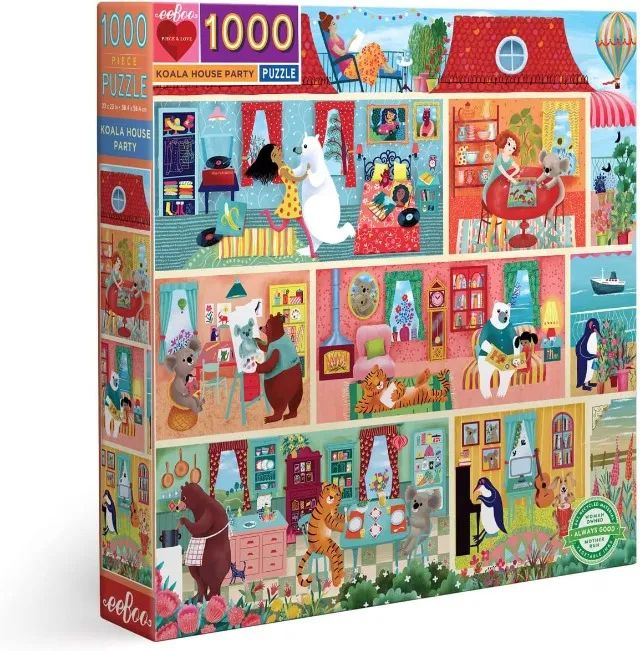 Quebra-cabeça puzzle eeBoo Koala House Party