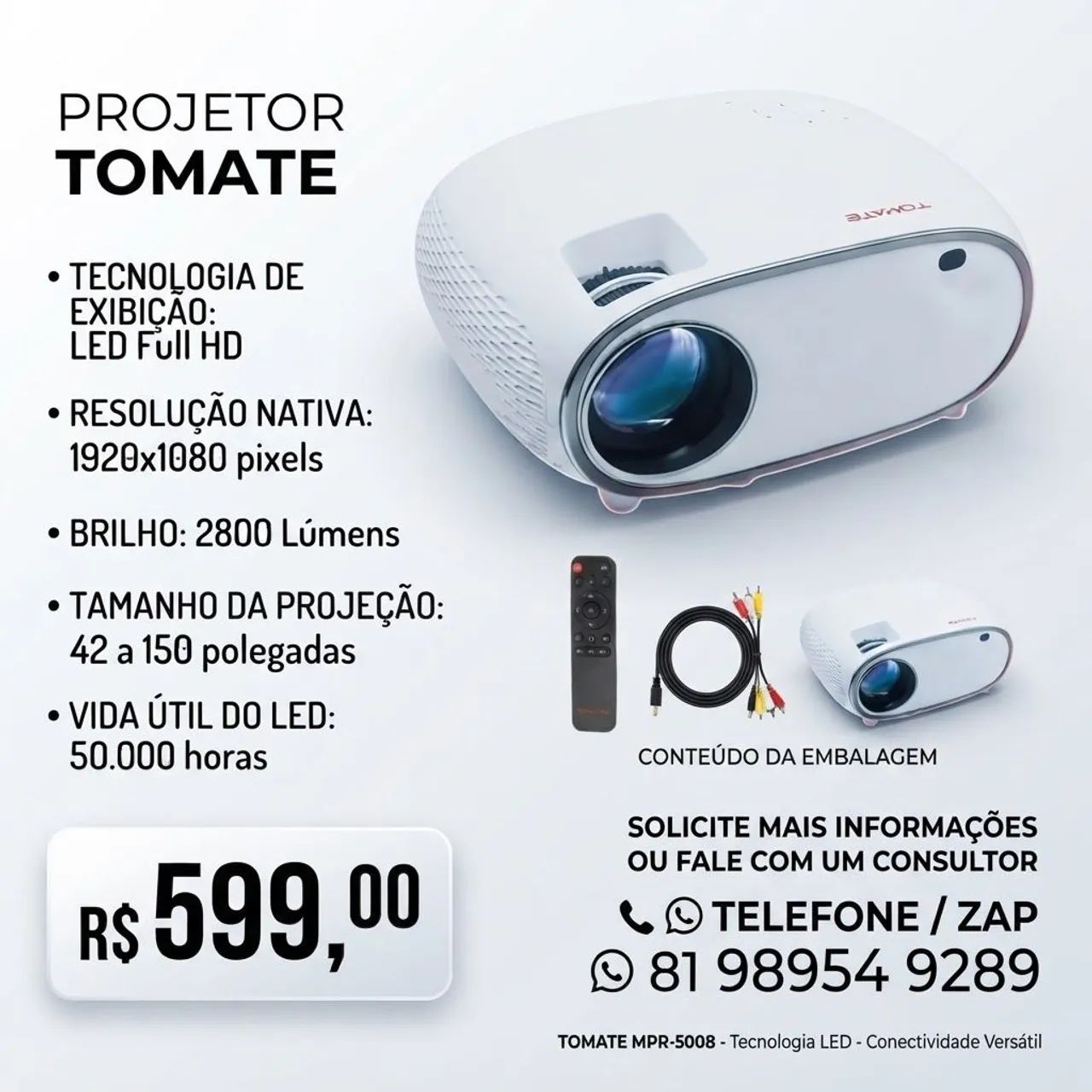 Projetor tomate 