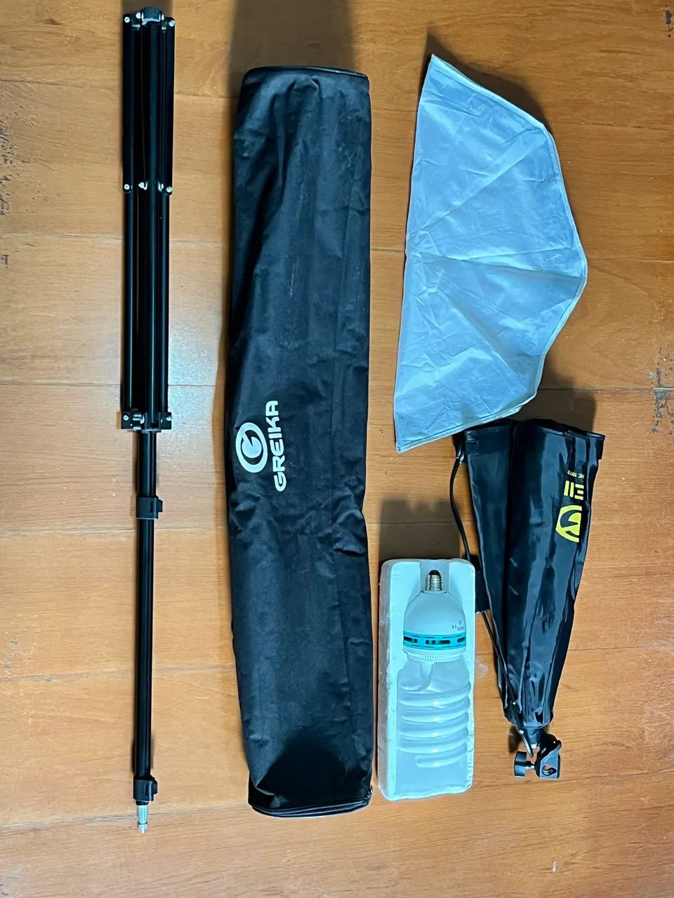 Softbox Octogonal 55cm com Grid, Lâmpada 550k e Bolsa | Greika - Foto 3