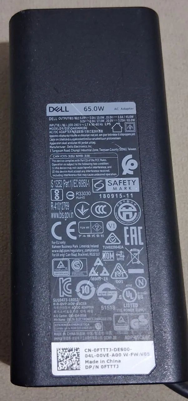 Carregador Dell  DA65NM190 65W - Foto 3