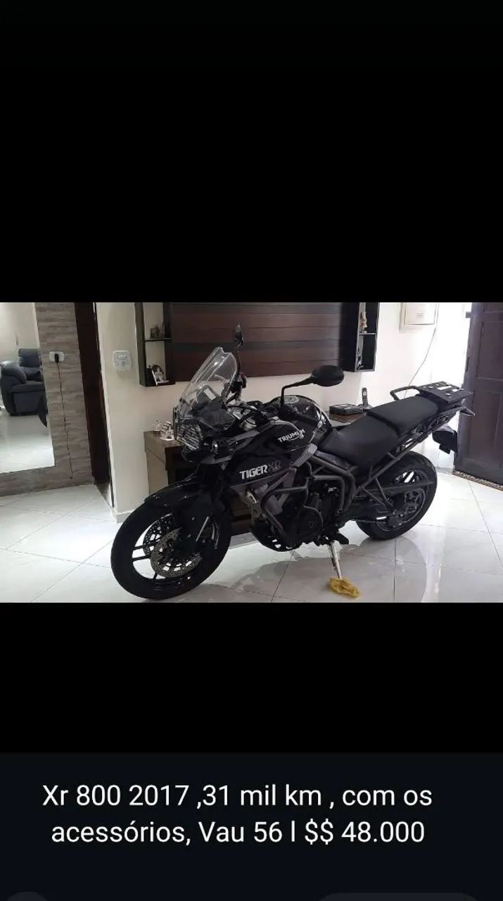Tiger 800 2017 ,j com acessórios  - Foto 4