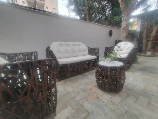 Jogo de sofa e poltronas em fibra sintética - Foto 3