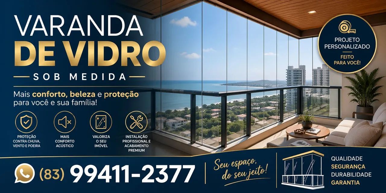 Varanda de vidro 