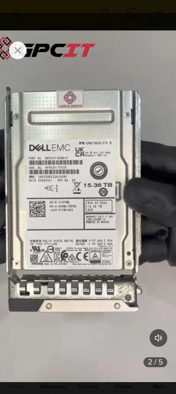 HD Dell para servidor de 900gb - Foto 4