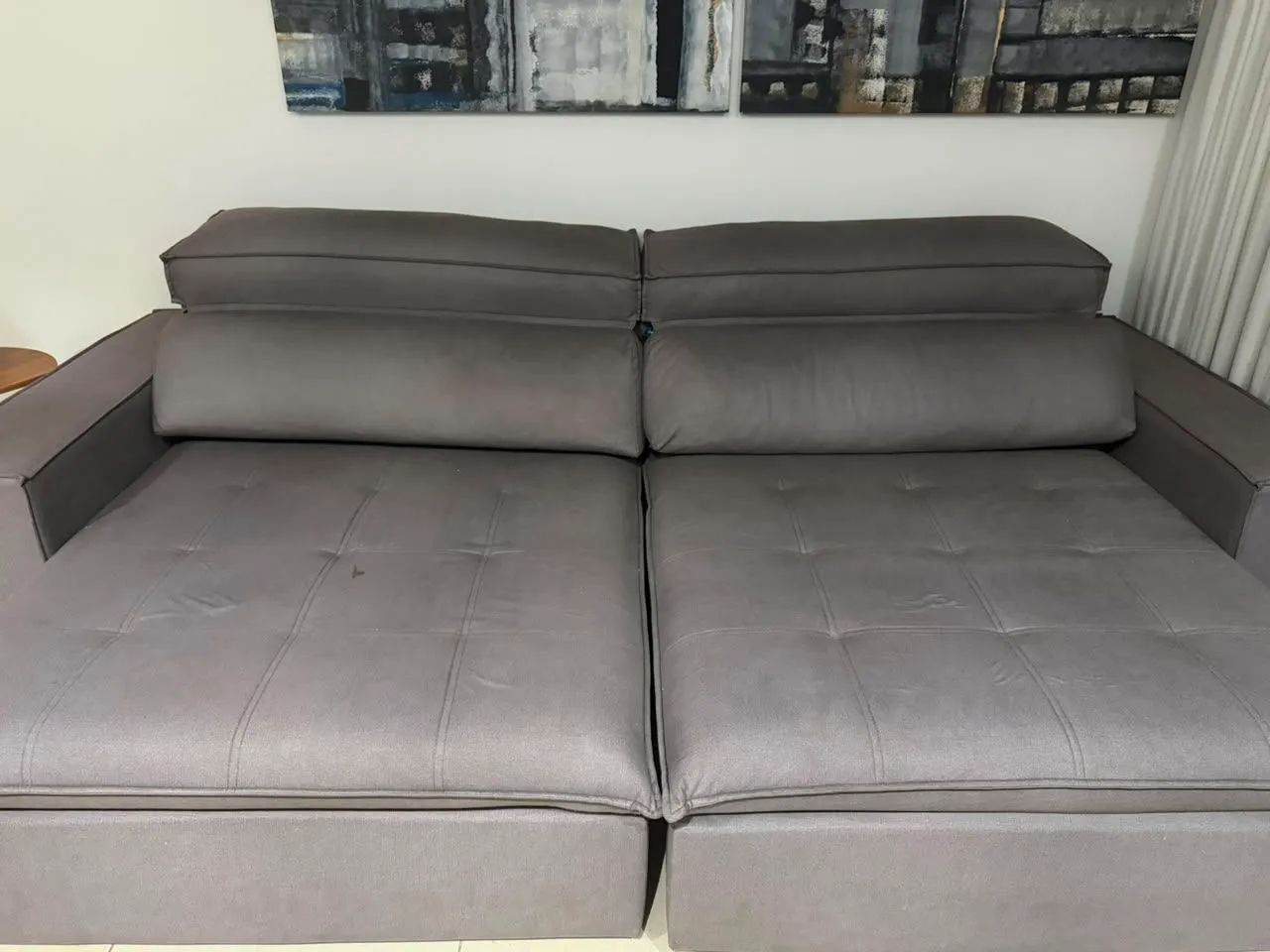 Lindo sofá de 4 lugares... - Foto 3