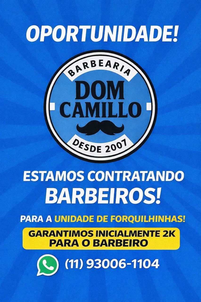 Contrata-se Barbeiro