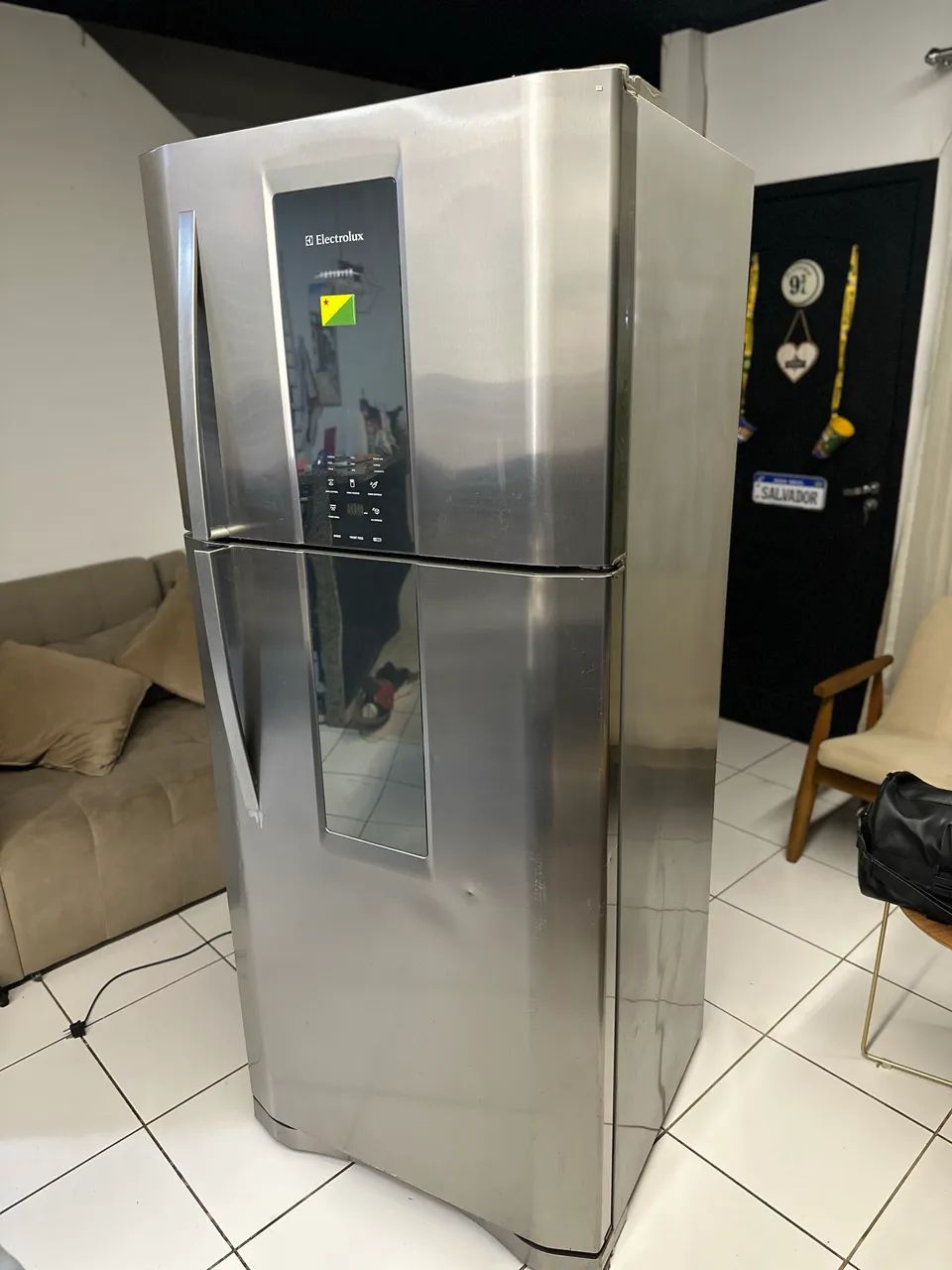 Geladeira Electrolux Frost Free Inox - Foto 3
