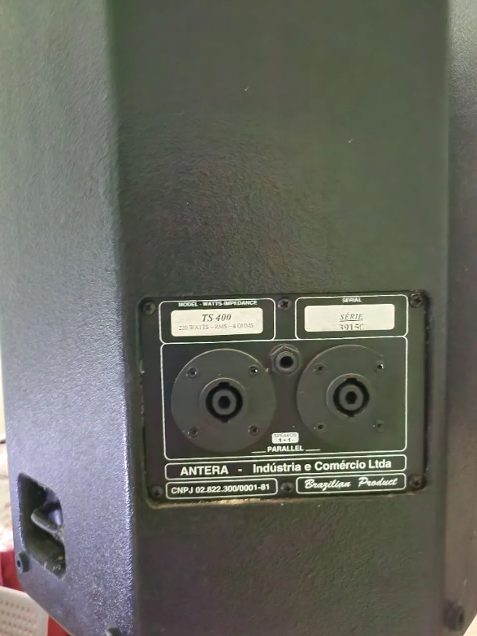 02 Caixas de Som Antera TS 400, com pedestal, e 20 mt cabo - Foto 5