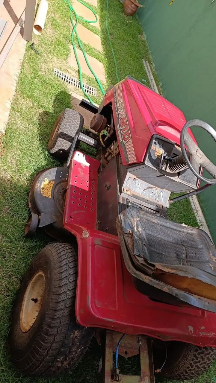Mine trator rosadera 12hp gasolina - Foto 2