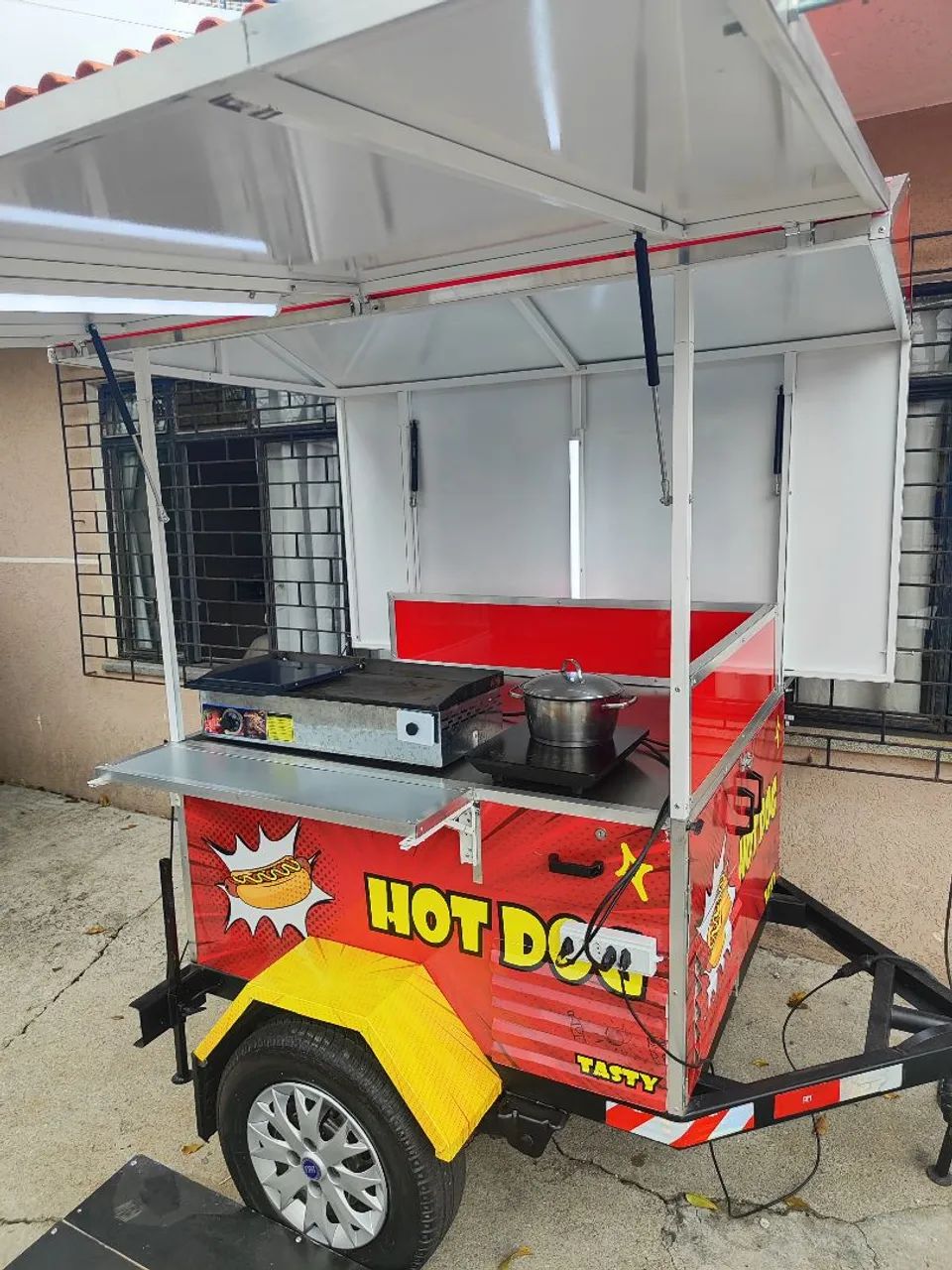 Carretinha para cachorro quente  - Foto 5