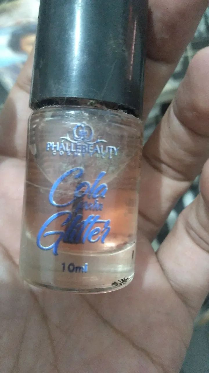 Maquiagem cola glitter 