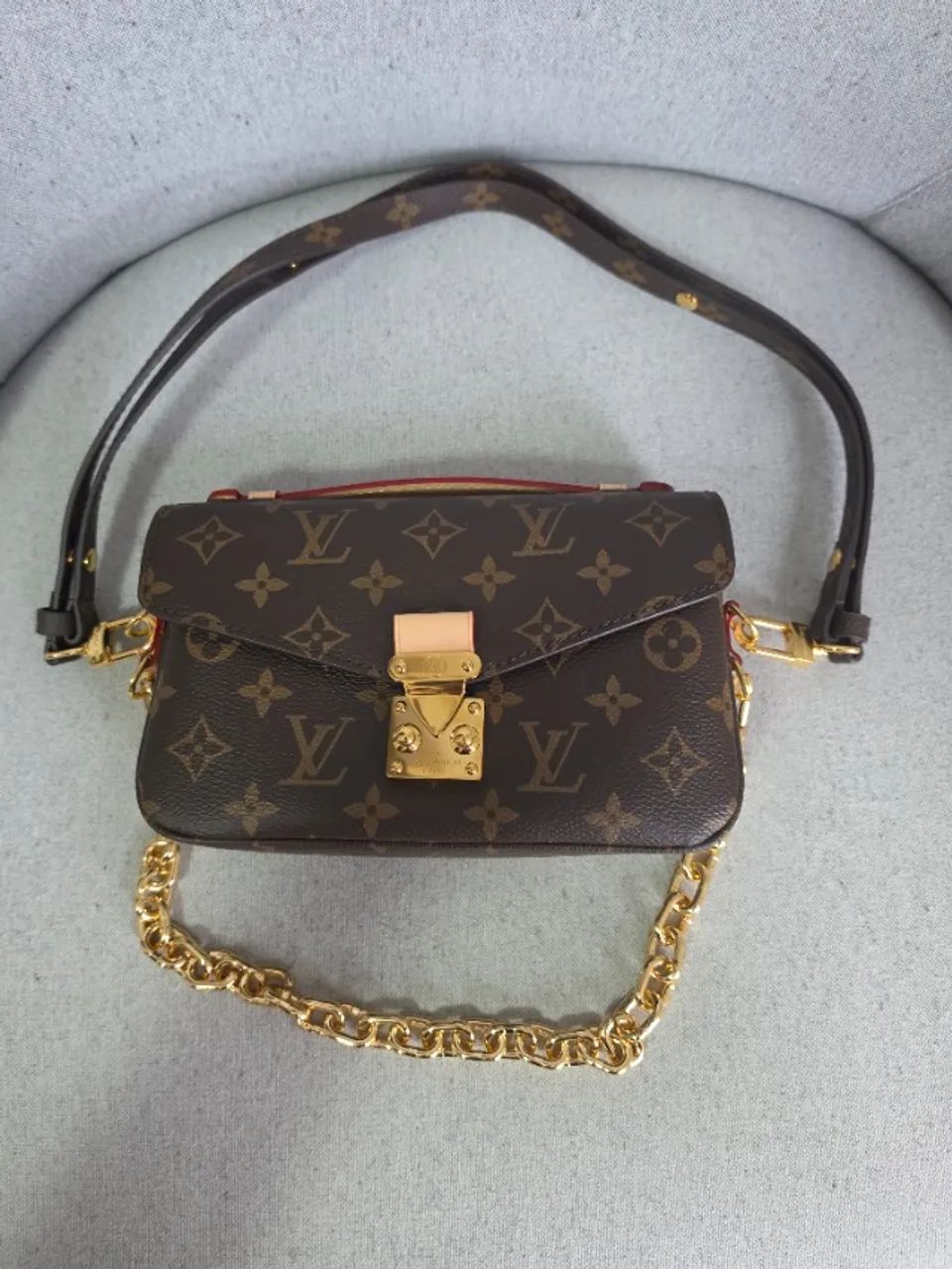 LV Bolsa Pochette Métis East West - Foto 3