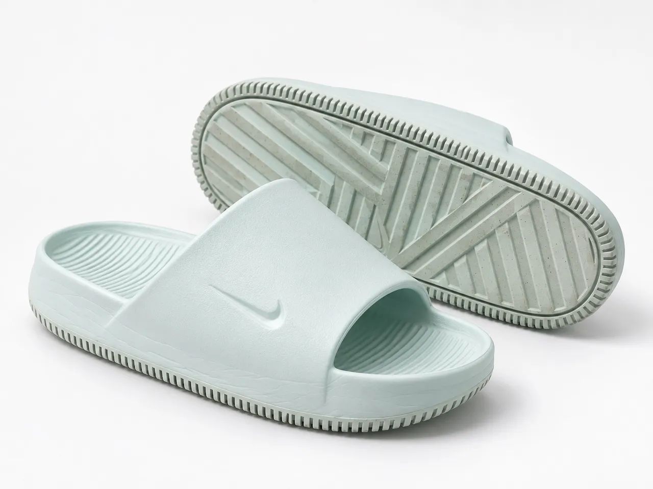 Chinelo Nike Calm Slide - Verde Menta / Jade Ice - Foto 4