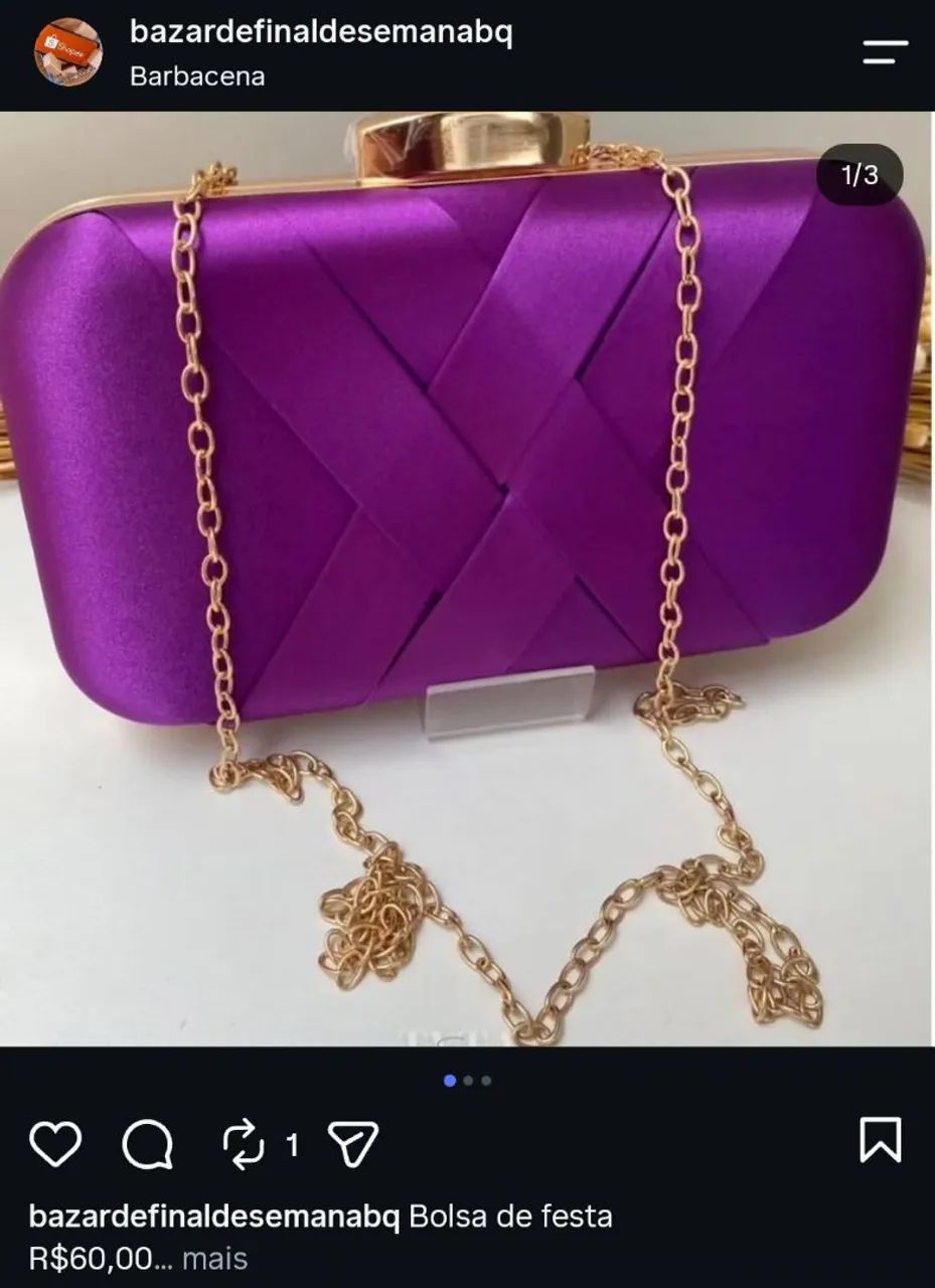 BRINCOS E BOLSA DE FESTA  - Foto 2