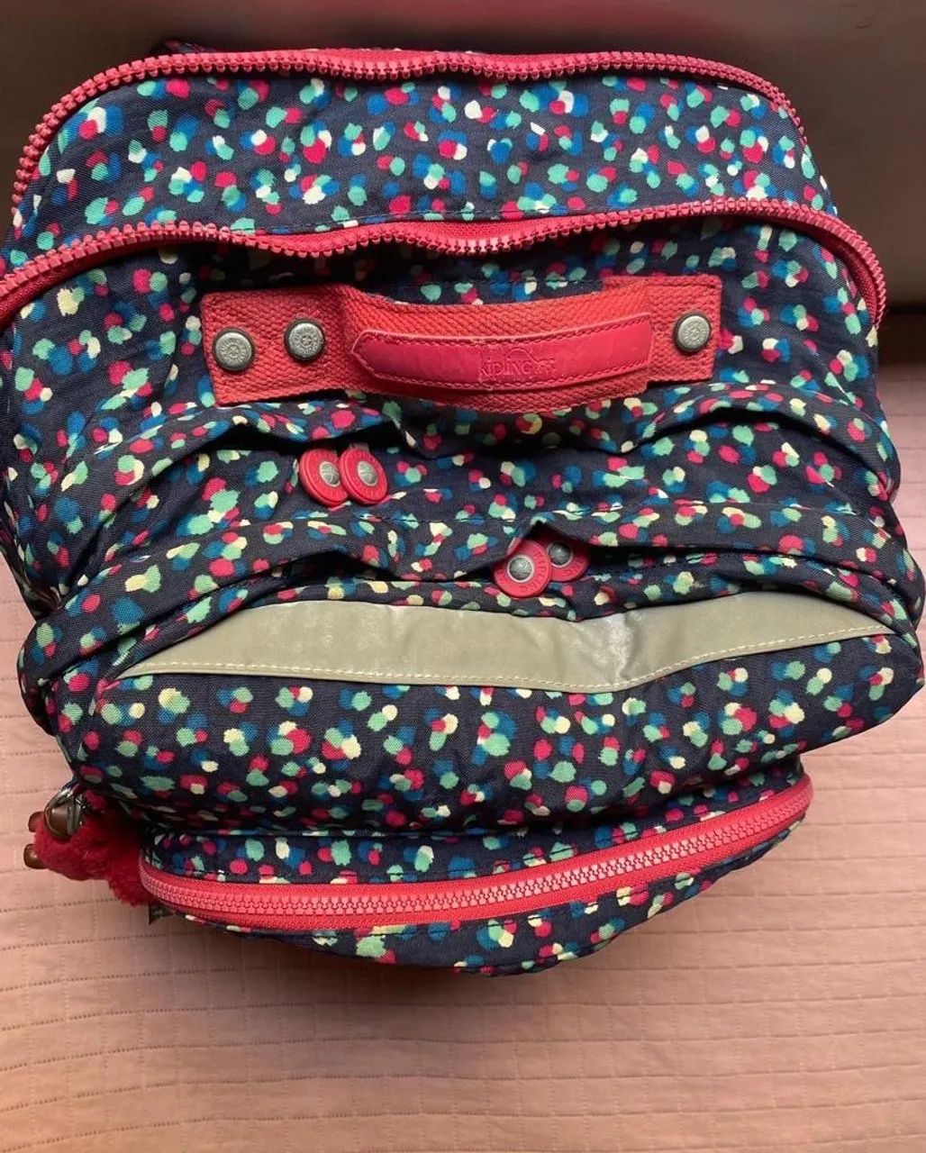 Mochila para estudo e viagem kipling original - Foto 2