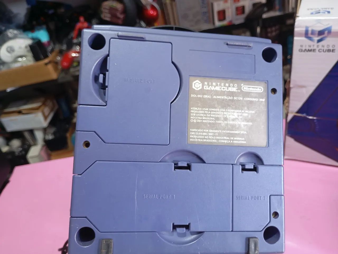 Vídeo game GameCube azul - Foto 4
