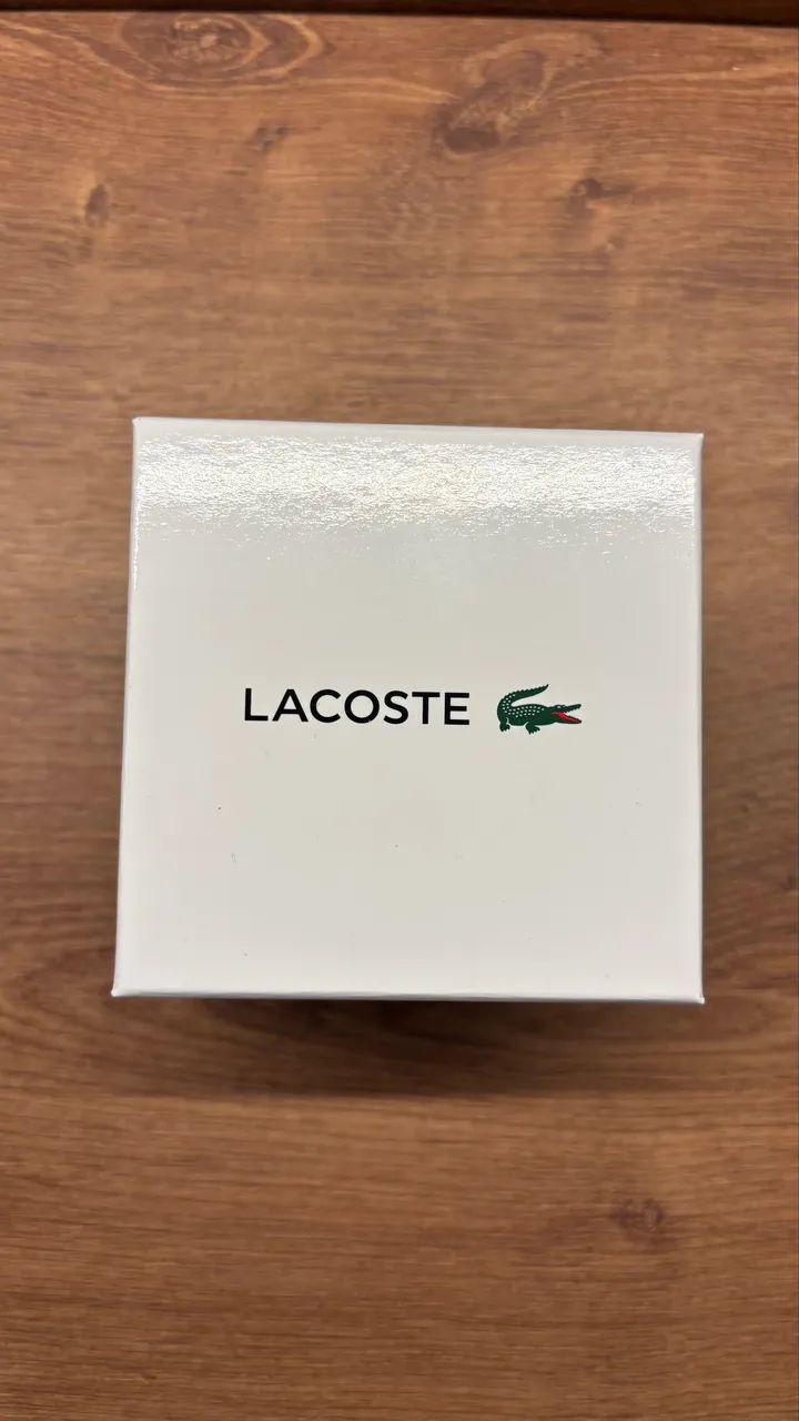 Relógio Masc. Lacoste Azul com pulseira de borracha  - Foto 3