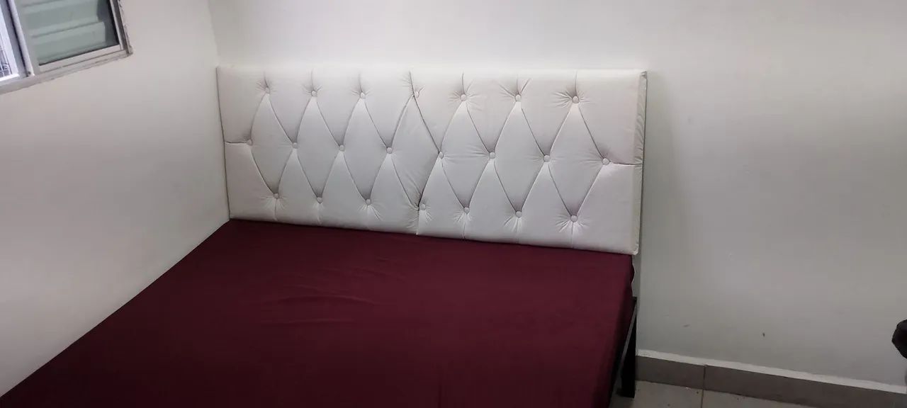 Cabeceira Estofada cama casal/lat solteiro - Foto 3