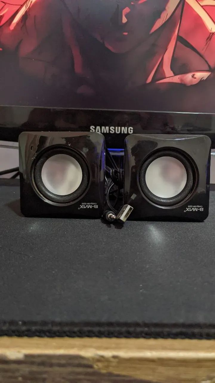 ? Caixa De Som Para PC e Notebook B-MAX BM-S205 USB P2 6W RMS - Nova Na Caixa! - Foto 3