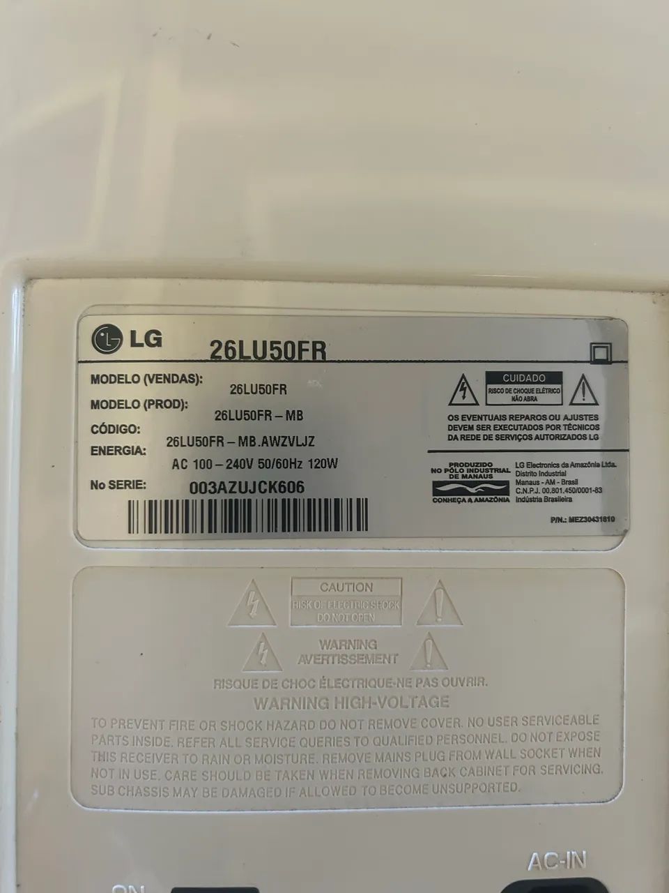 Tv LG 26 polegadas  - Foto 3