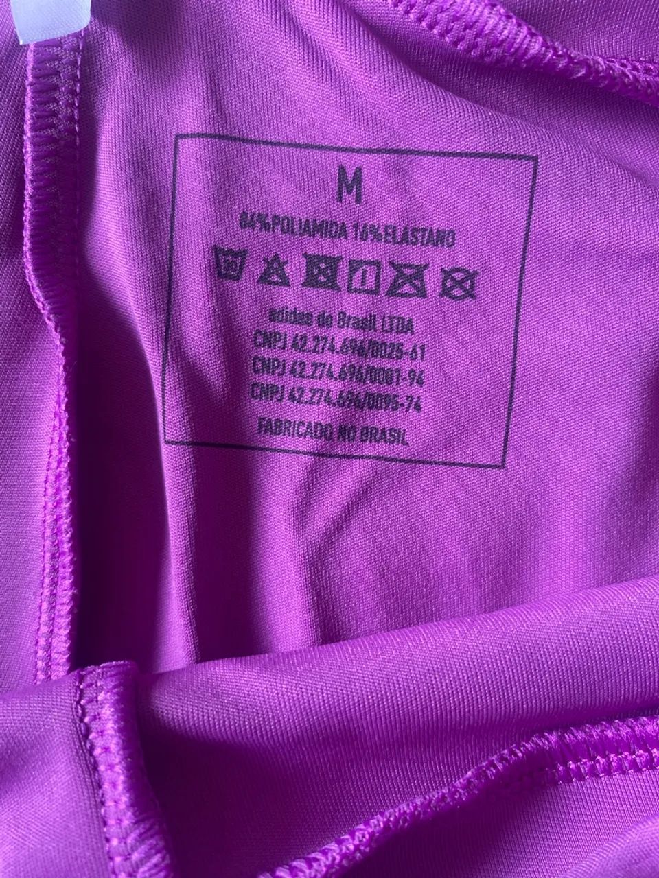 Legging roxa adidas - m  - Foto 3