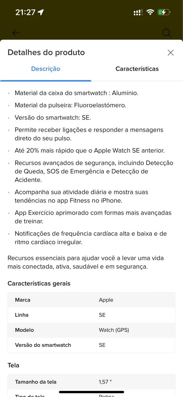 Relógio Smart Watch Apple - Foto 2