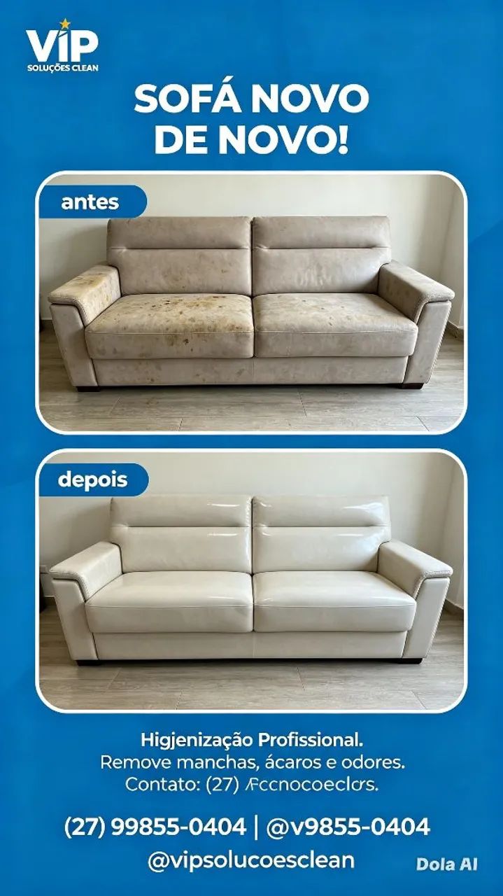 Higienização profissional de estofados  - Foto 3
